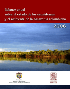 Balance anual del estado de los ecosistemas