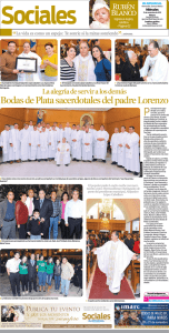 Bodas de Plata sacerdotales del padre Lorenzo