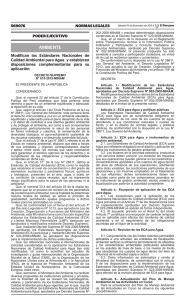 Decreto Supremo N° 015-2015-MINAM
