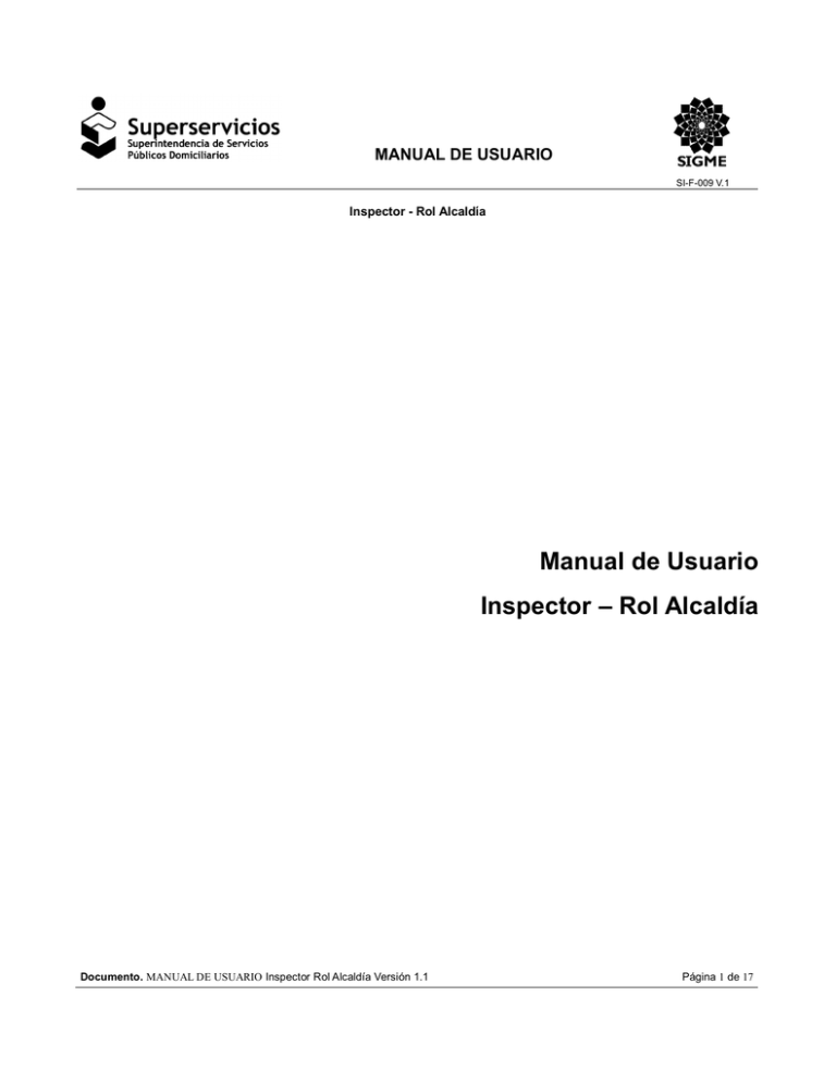 Manual De Usuario Inspector Rol Alcaldía 6401