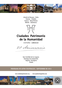 PROGRAMA DE ACTOS CULTURALES / SEPTIEMBRE DE 2013