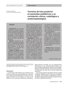 Tumores de fosa posterior en pacientes