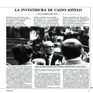La investidura de Calvo-Sotelo - Biblioteca Virtual Miguel de