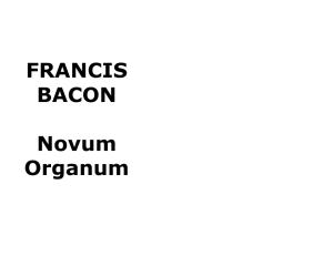 Bacon Francis - Novum Organum (en Castellano