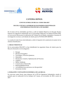 Más información - INDUSNET - Universidad Politécnica de Madrid