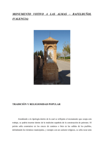 MONUMENTO VOTIVO A LAS ALMAS – RAFELBUÑOL (VALENCIA)