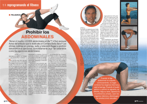 Prohibir los ABDOMINALES