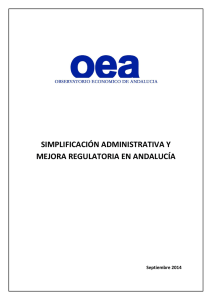 simplificación administrativa y mejora regulatoria en andalucía