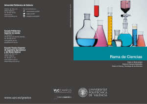 Rama de Ciencias - UPV Universitat Politècnica de València