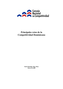 Principales Retos de la Competitividad Dominicana