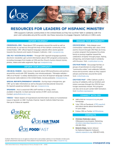 resources for leaders of hispanic ministry
