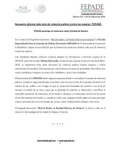 Necesario eliminar todo acto de violencia política contra las