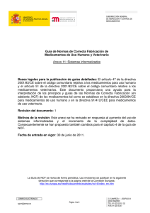 Sistemas informatizados - Agencia Española de Medicamentos y