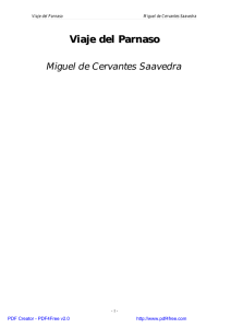 Viaje del Parnaso - Miguel de Cervantes