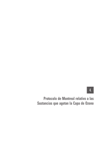 Protocolo de Montreal relativo a las Sustancias que agotan la capa