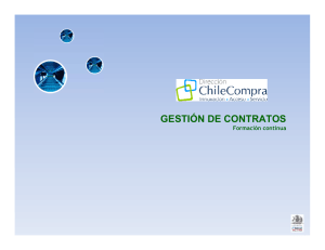 Gestión de Contratos - ChileCompra Formacion