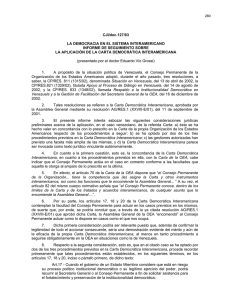 CJI/doc.127/03 LA DEMOCRACIA EN EL SISTEMA