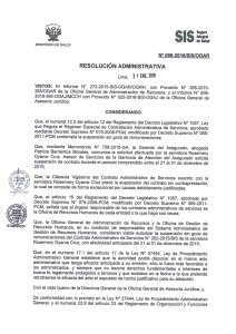 resolucion administrativa