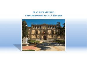 plan estratégico de la universidad de alcalá 2014-2018