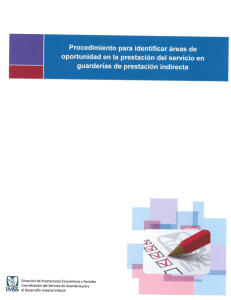 Procedimiento para identificar áreas de oportunidad en la