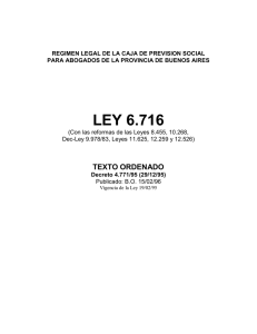 LEY 6.716 - Caja de Abogados