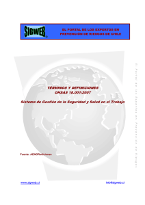 Glosario de Términos y Definiciones OHSAS 18001