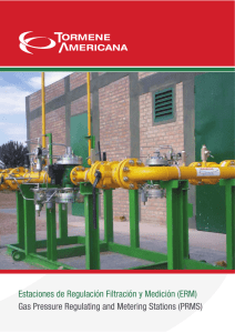 Estaciones de Regulación Filtración y Medición (ERM) Gas