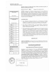 Resolución Exenta N° 2849 de 2015, del Ministerio de Relaciones