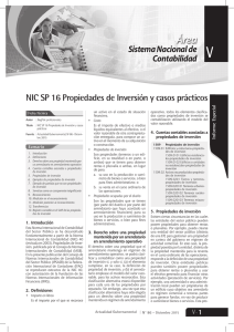 Sistema Nacional de Contabilidad NIC SP 16 Propiedades de