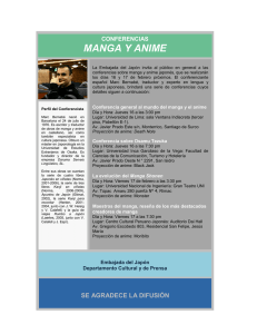 Conferencias de Manga y Anime - Embajada del Japón en el Perú
