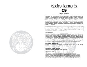 C9 Organ - Instrucciones español  - Electro