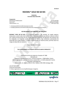 ridomil® gold mz 68 wg