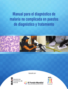 Manual para el diagnóstico de malaria no complicada en puestos