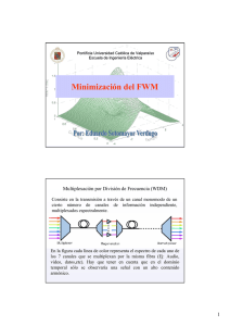 Minimización del FWM - Página Principal de /cursos