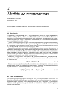 Medida de temperaturas