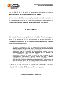 Informe 05/2013 - Gobierno de Aragón
