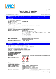 Safety Datasheet Oxal RM-H HS-ES