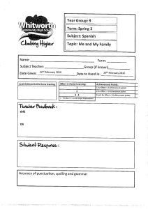 Page 1 Page 2 February 2016 Hold Year 9 Read the following