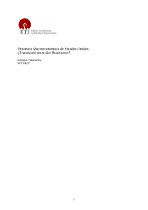 Dinámica Macroeconómica de Estados Unidos