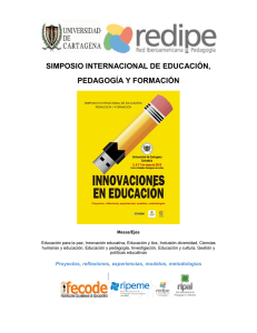 SIMPOSIO INTERNACIONAL DE EDUCACIÓN, PEDAGOGÍA Y