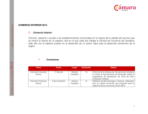 COMERCIO INTERIOR 2014 Comercio Interior Informar, asesorar y