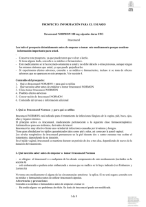 Prospecto - Agencia Española de Medicamentos y Productos