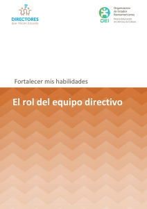 El rol del equipo directivo