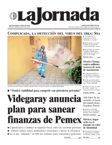 Videgaray anuncia plan para sanear finanzas de Pemex