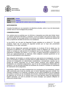 MINISTERIO DEL INTERIOR Informe UCSP 2015/037