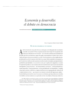 Economía y desarrollo: el debate en democracia