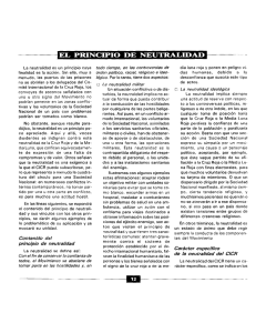 —F——*——* EL PRINCIPIO `DE NEUTRALIDAD `