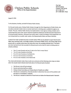 Page 1 City Hall e 500 Broadway Chelsea Public Schools Chelsea