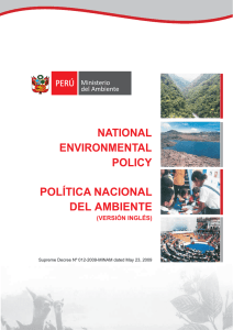 National Environmental Policy