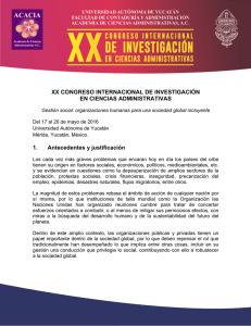 XX CONGRESO INTERNACIONAL DE INVESTIGACIÓN EN